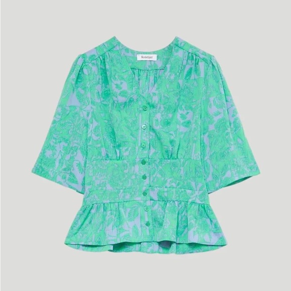 RODEBJER Short Sleeve Floral Print Top - Picture 5 of 11